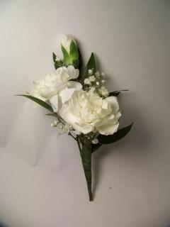 Boutonniere/Carnation,Baby Breath/Colors are Optional