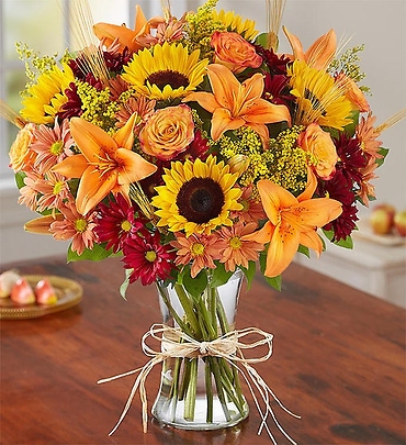 Fields/Sunflower,Lilies,Roses