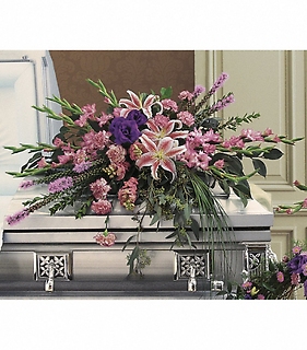 A Triumphant Spray/Lily,Carns,Glads,Liatris,Lisianthus,Snaps