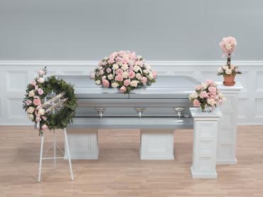 Casket Set All Roses/CLICK FOR PRICE/ BUY SEPARATE