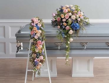 Casket Set/Roses,Tulips,Hydrangea/CLICK FOR PRICE/ BUY SEPARATE