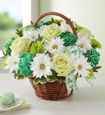 St. Patrick\'s Day/Carnations,Daisies,Roses,Buttons