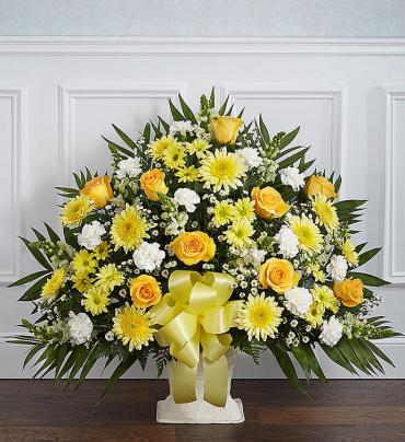 Funeral Basket/Roses,Daisy,Fuji,Carns,Monte Casino