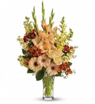 Sympathy Bouquet/Glads,Snaps,Stock,Roses,Gerbs,Alstro