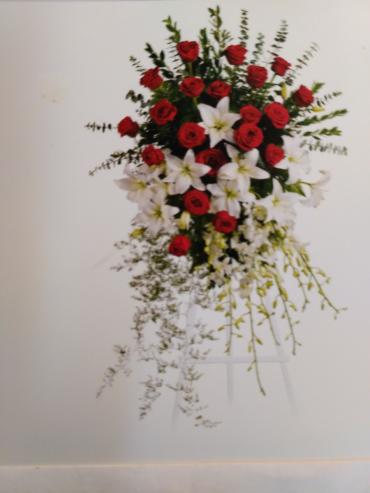 Loving Memory/Roses,Orchid,Lilly
