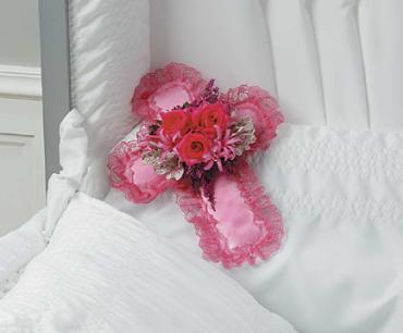 Inside Cross/Roses,Alstro,Lillies,Heather