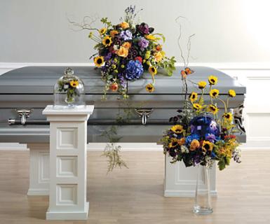 Casket Set/Hydrange,Stock,Sunflower/CLICK FOR PRICE/BUY SEPARATE