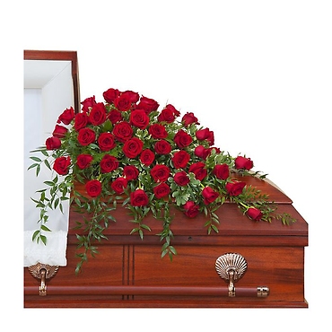 A Casket Spray/Roses