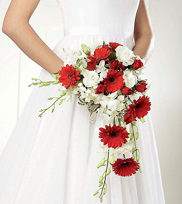 Love Everlasting/Dendrobium Orchid,Gerb,Rose,Lisianthus