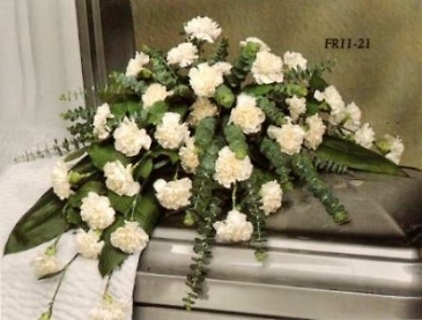 A Casket Spray/Carnations