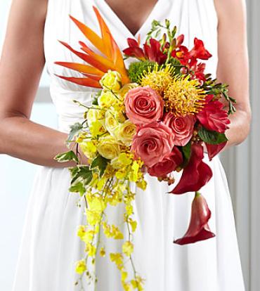 Delight/Freesia,Rose,Dianthus,Heliconia,Protea,Ginger