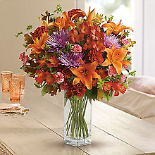 Fall Bright Bouquet/Lilly,Fuji,Alstro,Carns