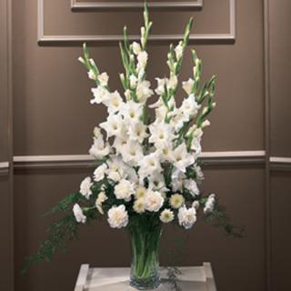 Arrangement Sympathy/Glads,Carnations