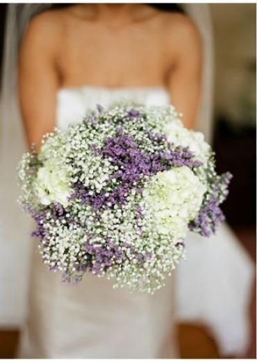 Passion Bouquet/Baby Breath,Limonium,Hydrangea