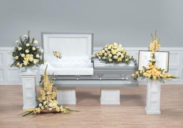 Casket Set/ Carnations/CLICK FOR PRICE/ BUY SEPARATE