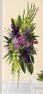 Standing Spray/Glads,Hydrangea,Fuji,Roses,Stock