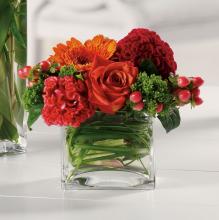 Dazzling Delight/Carnations,Gerbs,Hypericum,Roses