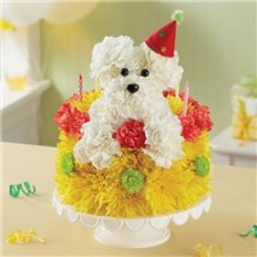 Birthday Wishes Flower Cake