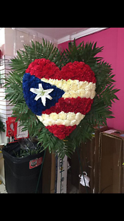 Red White And Blue/Carnations,Lily