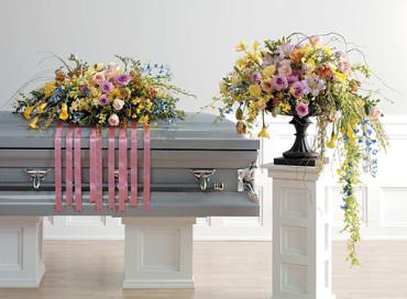 Casket Set /Rose,Delph,Freesia/ BUY SEPARATE/ CLICK FOR PRICE