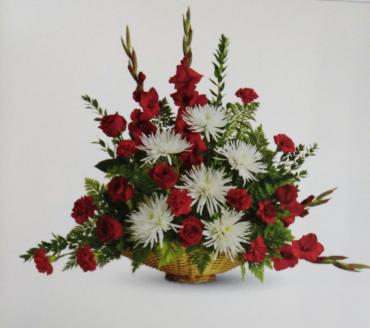 Strength Basket/Roses,Glads,Carns,Spider Mums