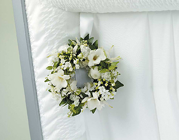 Inside Wreath Lid Decoration/Stock,Hydrangea,Freesia,Astilbe