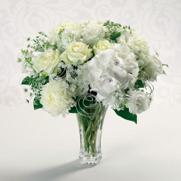 Silver Anniversary/Hydrangea,Football Mums,Roses