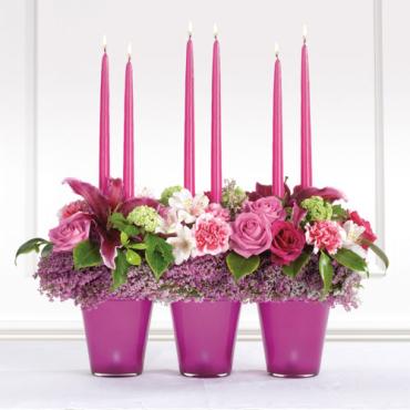 Altar Arrangement/Roses,Carnations,Mini Hydrangea,Lily
