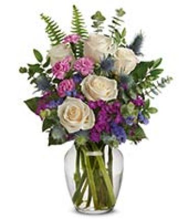 Mother\'s Love/Roses,Carns,Sweet William,Statice,Eryngium