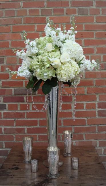 Altar Flower/Stock,Hydrangea,Roses,Crystals