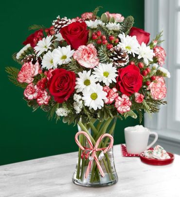 Peppermint Bouquet/Daisy,Rose,Hypericum,carns,Statice