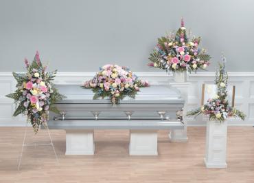 Casket Set/Delph,Gerbs,Snaps,Roses/BUY SEPARATE/ CLICK FOR PRICE