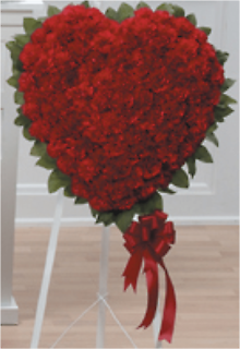 12\"Bleeding Heart/Carnations