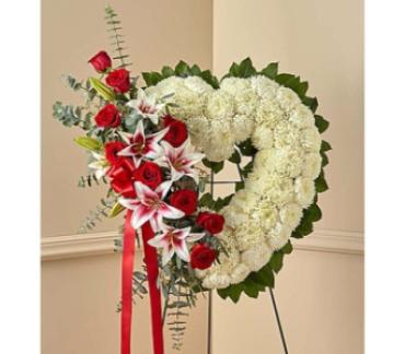Open Heart/Footballs,Roses,Stargazer Lillys