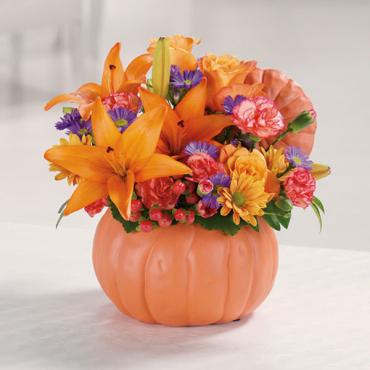 Pretty Pumpkin Petals/Lilly,Carns,Roses,Monte,Daisy