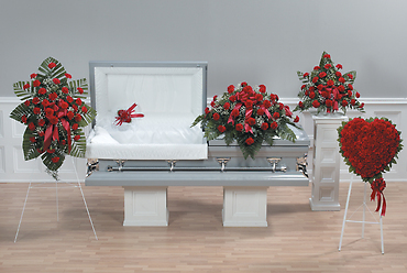 Casket Set All Carnation/CLICK FOR PRICE/ BUY SEPARATE