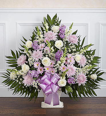 Funeral Basket/Snaps,Stock,Roses,Fuji,Monte,Daisy